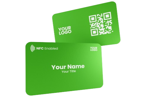 Green NFC Business Card | mTap